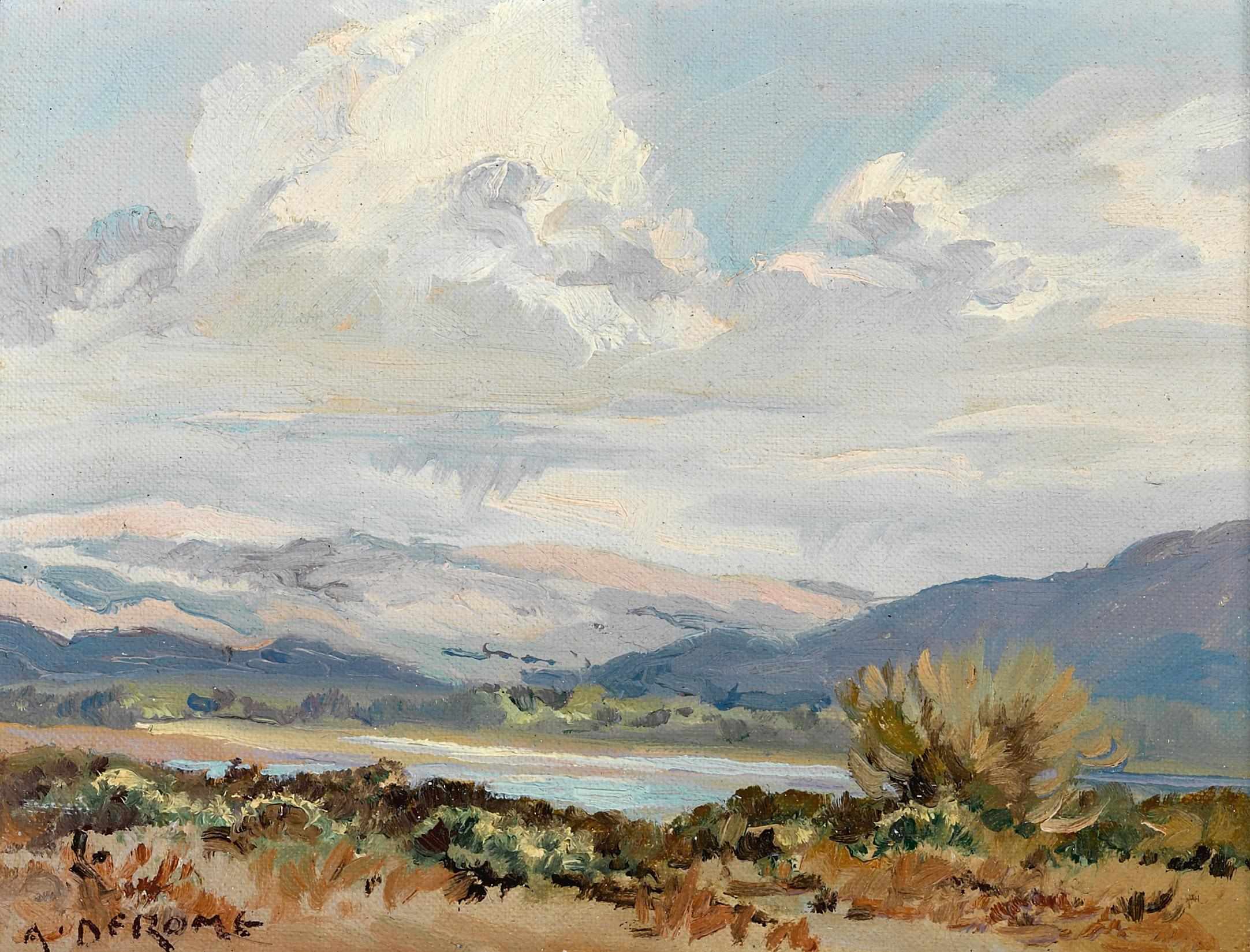 Appraisal: Albert Thomas DeRome American - Afternoon Carmel Valley from Carmel