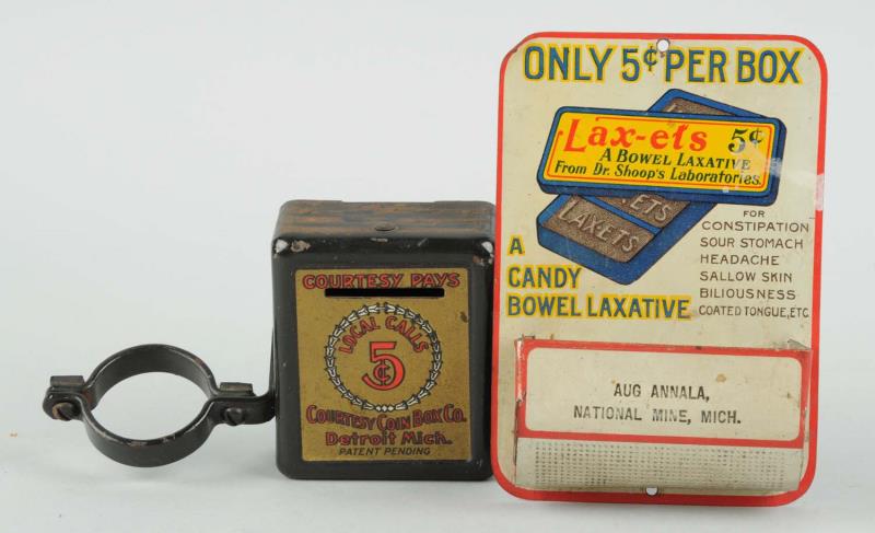 Appraisal: Lot Of Advertising Items This lot includes a courtesy coin