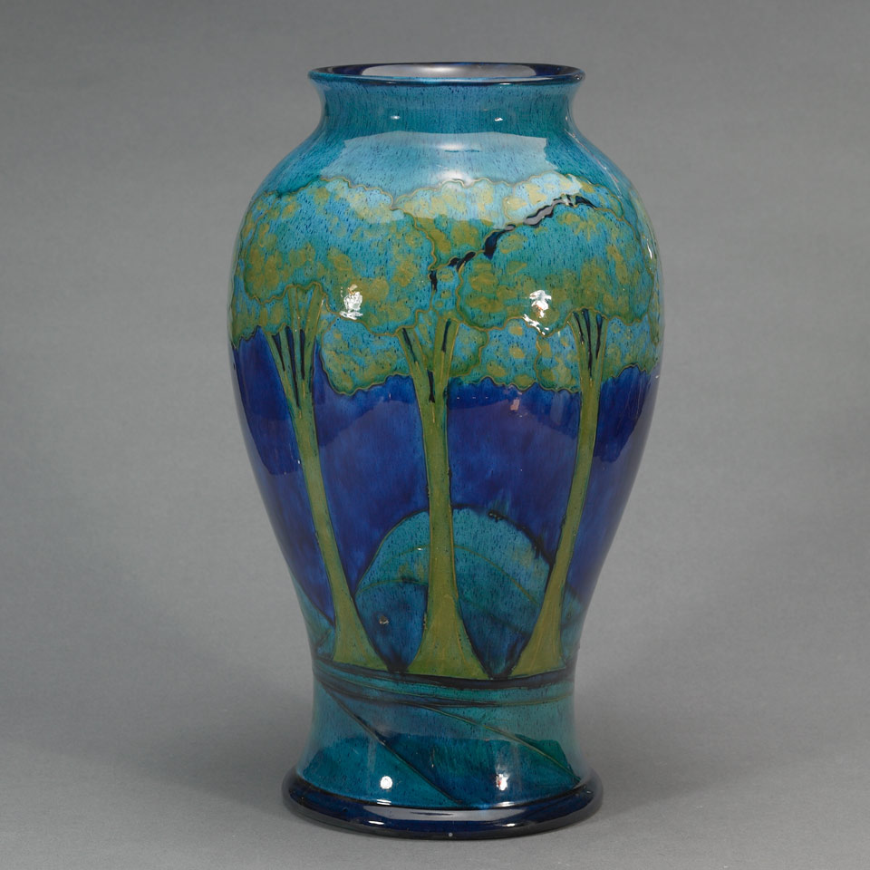 Appraisal: Moorcroft Moonlit Blue Vase for the British Empire Exhibition Wembley