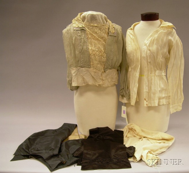 Appraisal: Group of Assorted Blouses and Vests th and th century