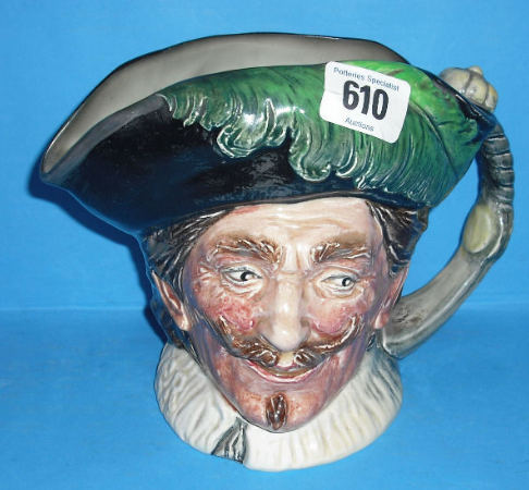 Appraisal: Royal Doulton Rare Large Character Jug The Cavalier with Goatee