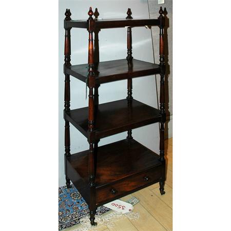 Appraisal: Regency Mahogany Etagere Estimate -