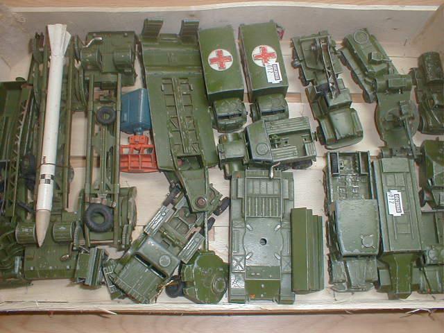 Appraisal: A collection of Dinky Military die-cast vehicles in played with