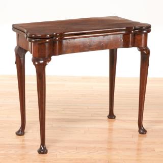 Appraisal: Queen Anne mahogany games table Queen Anne mahogany games table