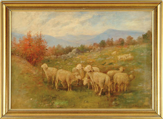 Appraisal: JOSEPHINE ELIZABETH WYMAN BRADSTREET American - CENTER LOVELL Oil on