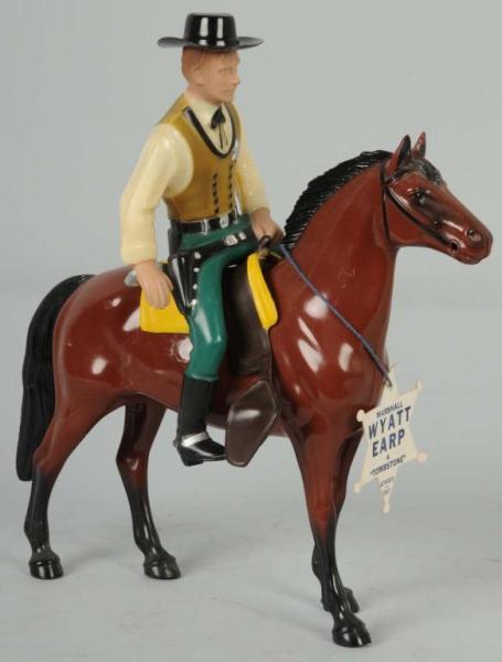 Appraisal: Hartland Horse and Wyatt Earp Rider Description Plastic Includes original