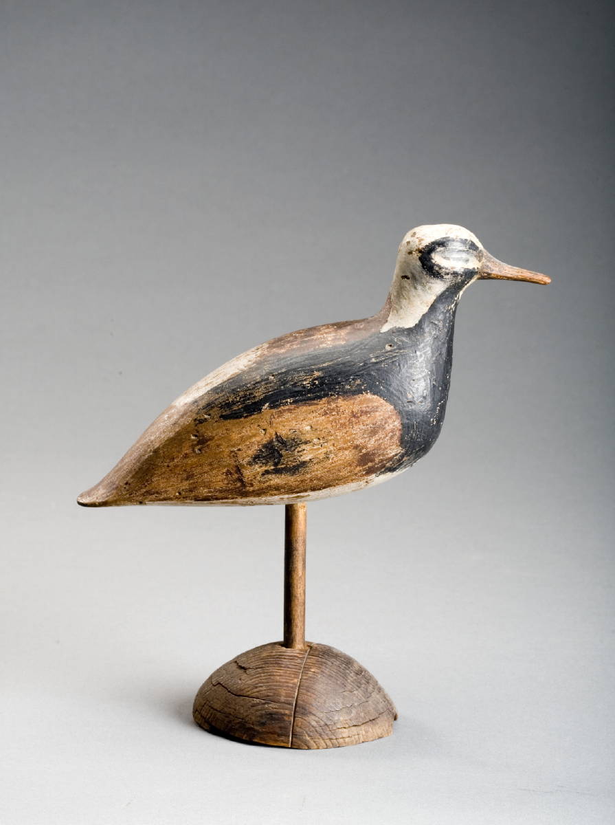 Appraisal: CARVED AND PAINTED RUDDY TURNSTONE DECOY CIRCA Exhibits carved eye