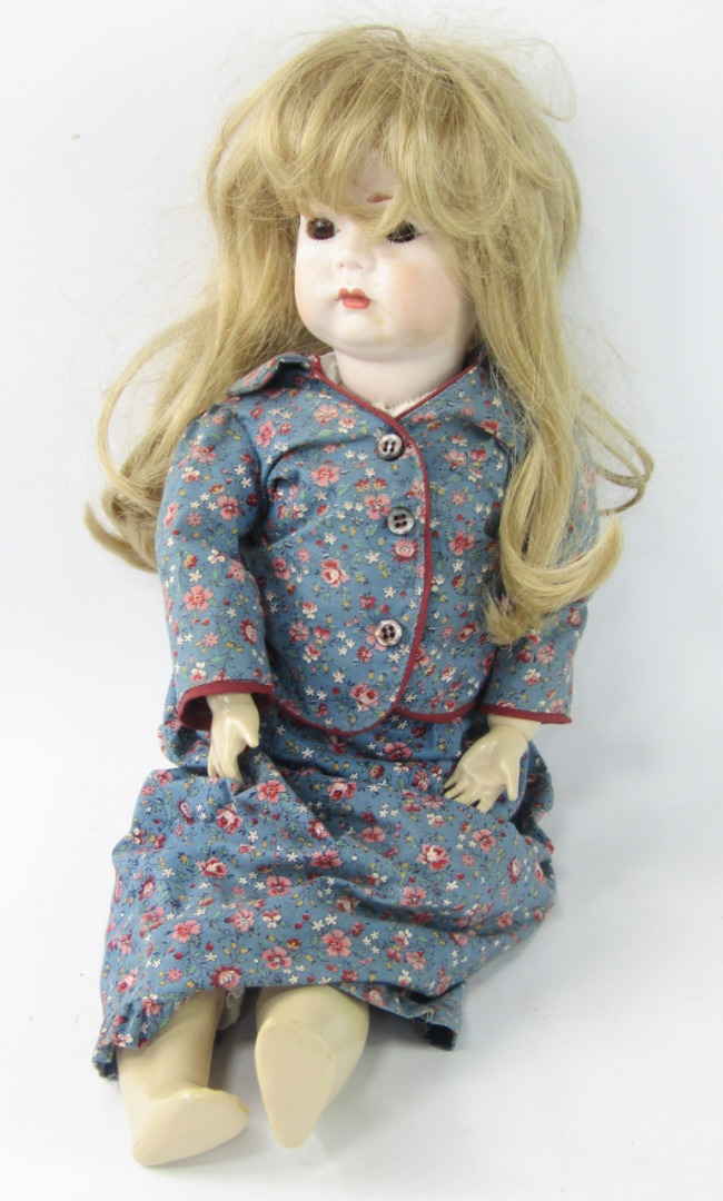 Appraisal: A Kammer Reinhardt Simon Halbig bisque head doll A P