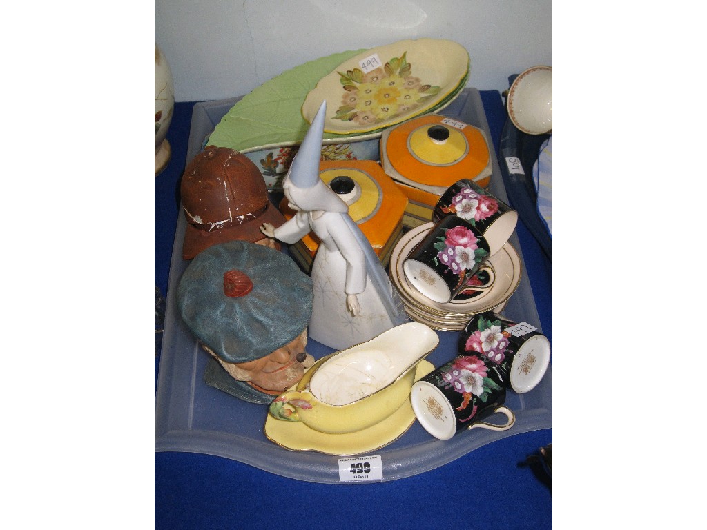 Appraisal: Tray lot comprising assorted ceramics - Paragon Carlton Ware Grays