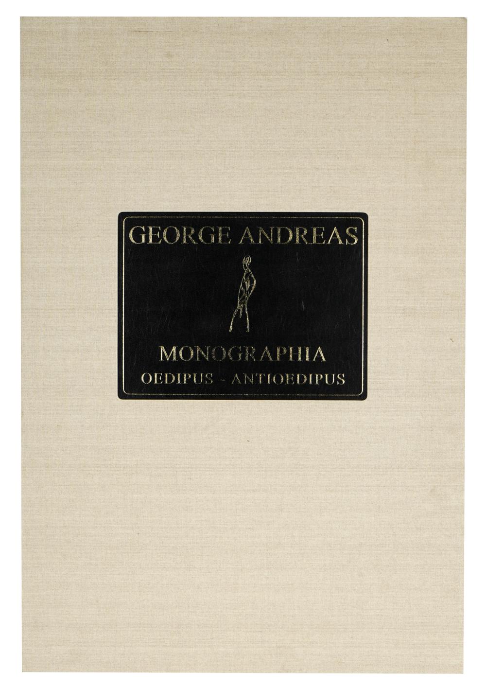 Appraisal: GEORGE ANDREAS B MONOGRAPHIA PORTFOLIOMonographia Oedipus - Antioedipus - Imperialistic