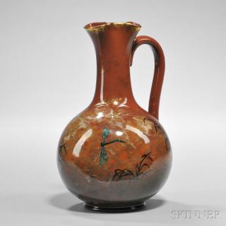 Appraisal: Matthew A Daly - Rookwood Pottery Pitcher Art pottery Cincinnati