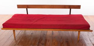 Appraisal: Danish Daybed Sofa Circa s Mid-Century modern daybed sofa having