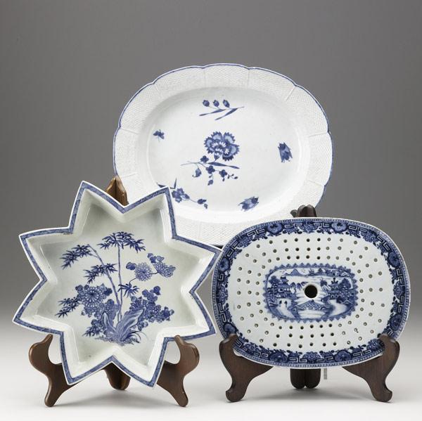 Appraisal: Three pieces of Chinese Export late th early th C