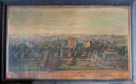 Appraisal: Baltimore View E Sachse ''View of Baltimore from Fairmount'' chromolithograph