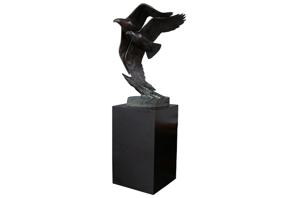 Appraisal: KENT ULLBERG WINDBORNE II bronze inscribed and numbered Provenance The