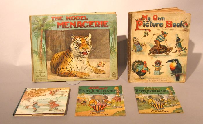 Appraisal: vols wrappers Children's Books - With Mechanical C Illustrations Push