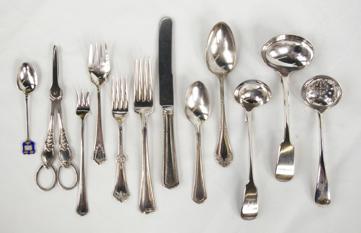 Appraisal: Interesting Forty-Seven-Piece Collection of American and English Silverplate comprised of