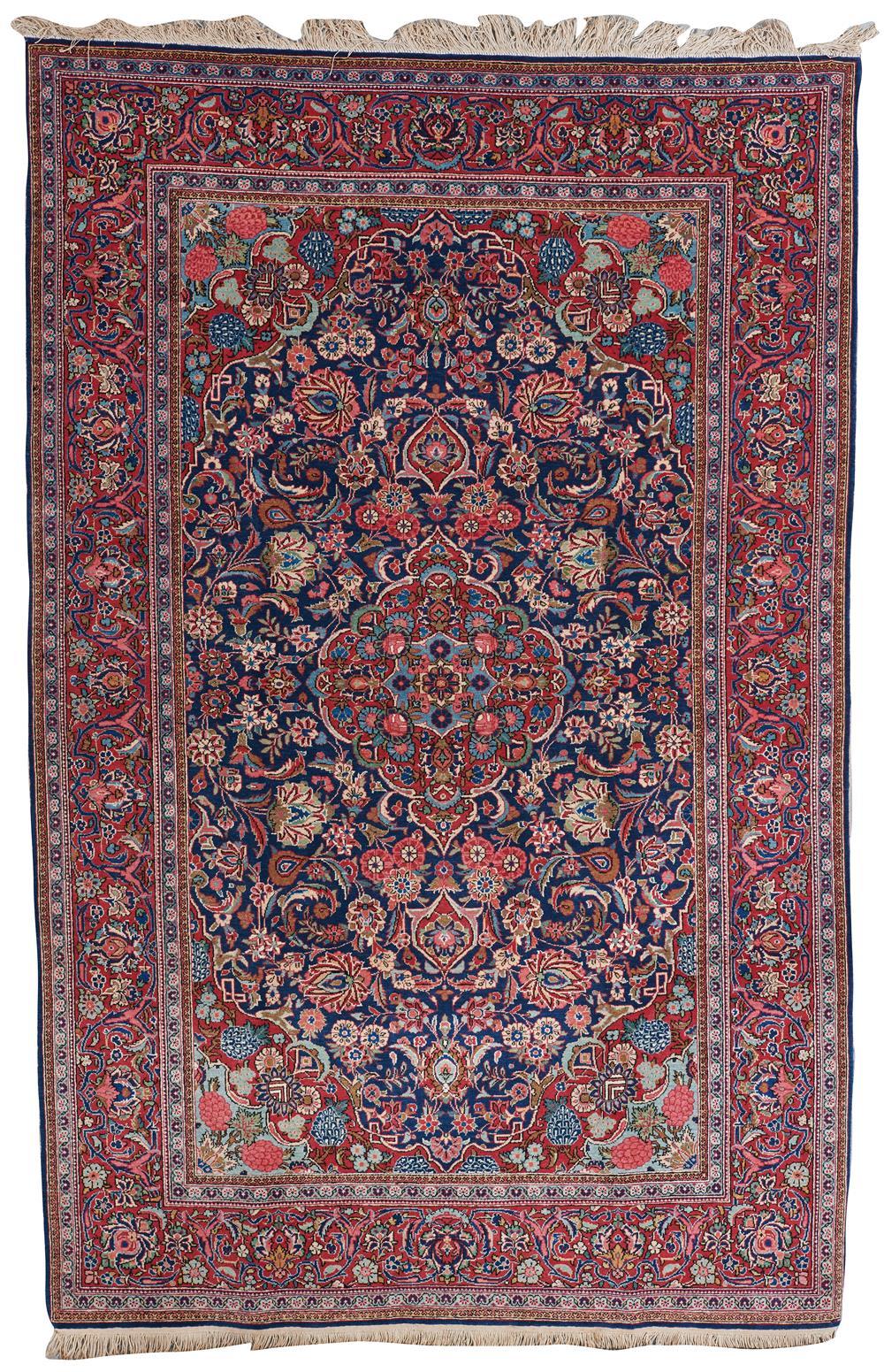 Appraisal: Kashan Rug Persia ca ft in x ft in Provenance