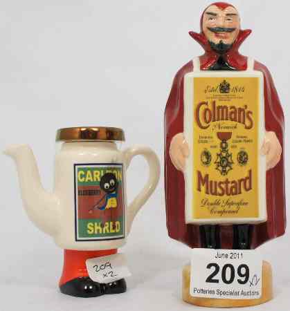 Appraisal: Carltonware Figure of Mephisto Advertising Coleman's Mustard Limited Edition height