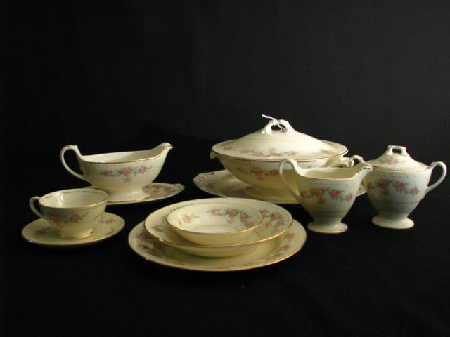 Appraisal: Set of Homer Laughlin Eggshell China Georgian service for with