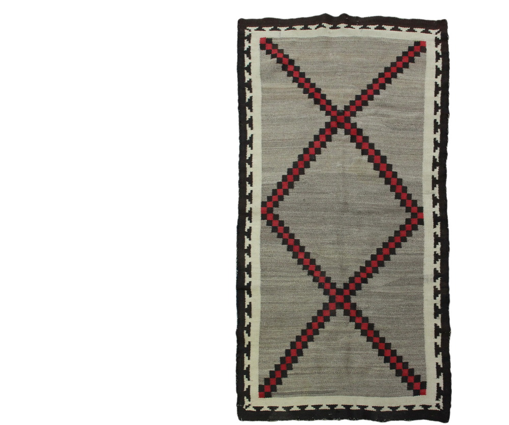 Appraisal: NATIVE AMERICAN RUG - x - Navajo Crystal Trading Post