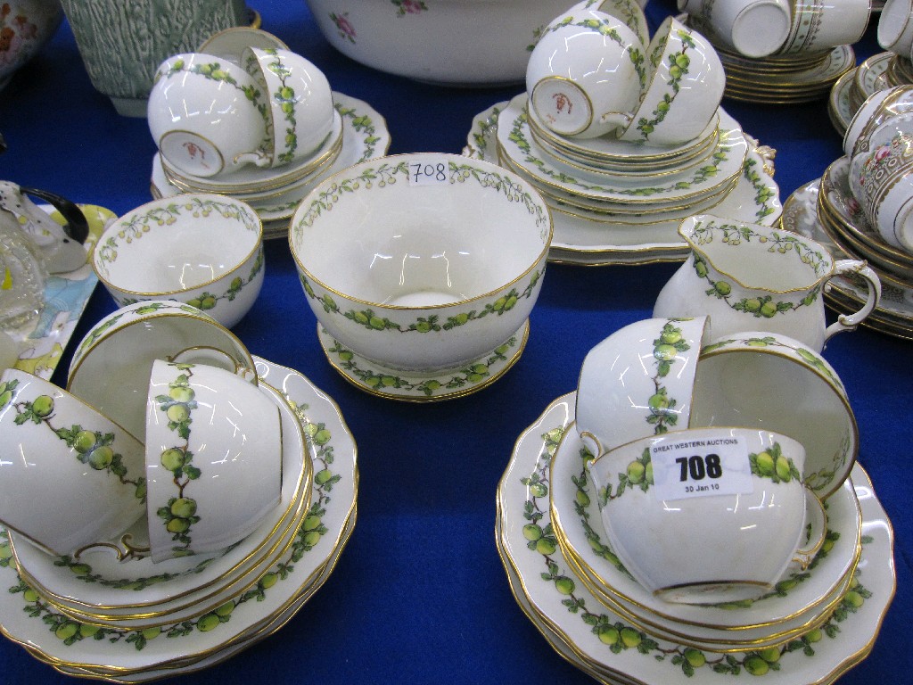 Appraisal: Royal Crown Derby twelve setting teaset decorated externally with a