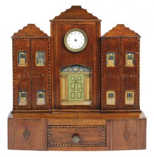 Appraisal: Federal inlaid mahogany watch stand circa in the form of