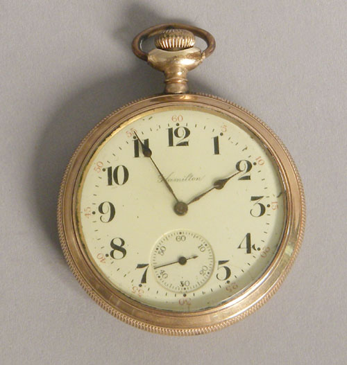 Appraisal: Hamilton jewel pocket watch