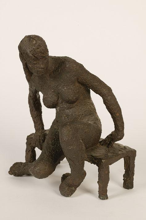 Appraisal: ULI NIMPTSCH RA A female nude seated on a bench