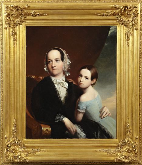 Appraisal: John Neagle American - Portrait of Mrs Negus and Her