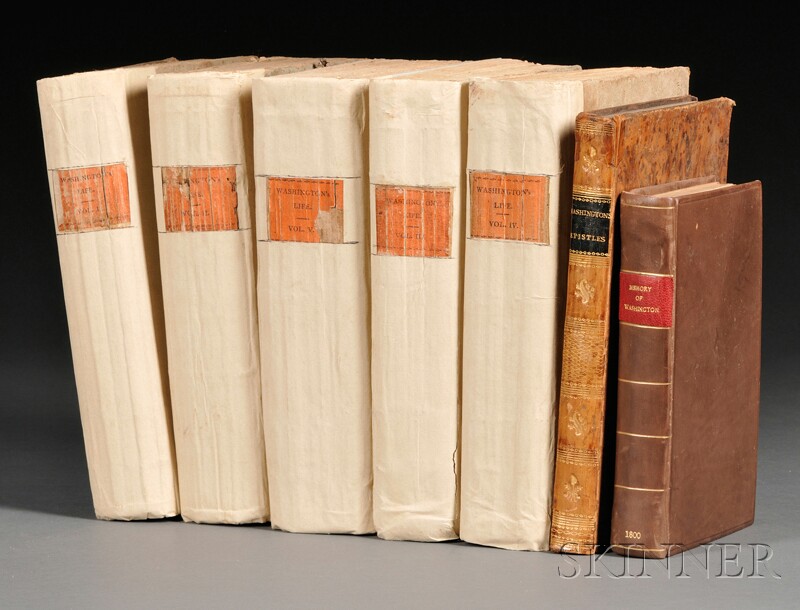 Appraisal: Washington George - Three titles in seven volumes comprising Marshall