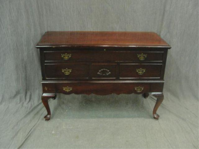 Appraisal: Q A Style Mahogany Blanket Chest From an Eastchester estate