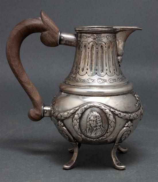 Appraisal: Continental Neoclassical style silver cream jug second half- th century