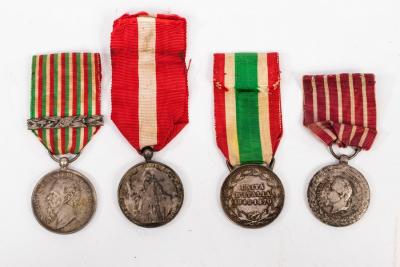 Appraisal: Various foreign medals comprising Italy Commemorative Medal for the Unification