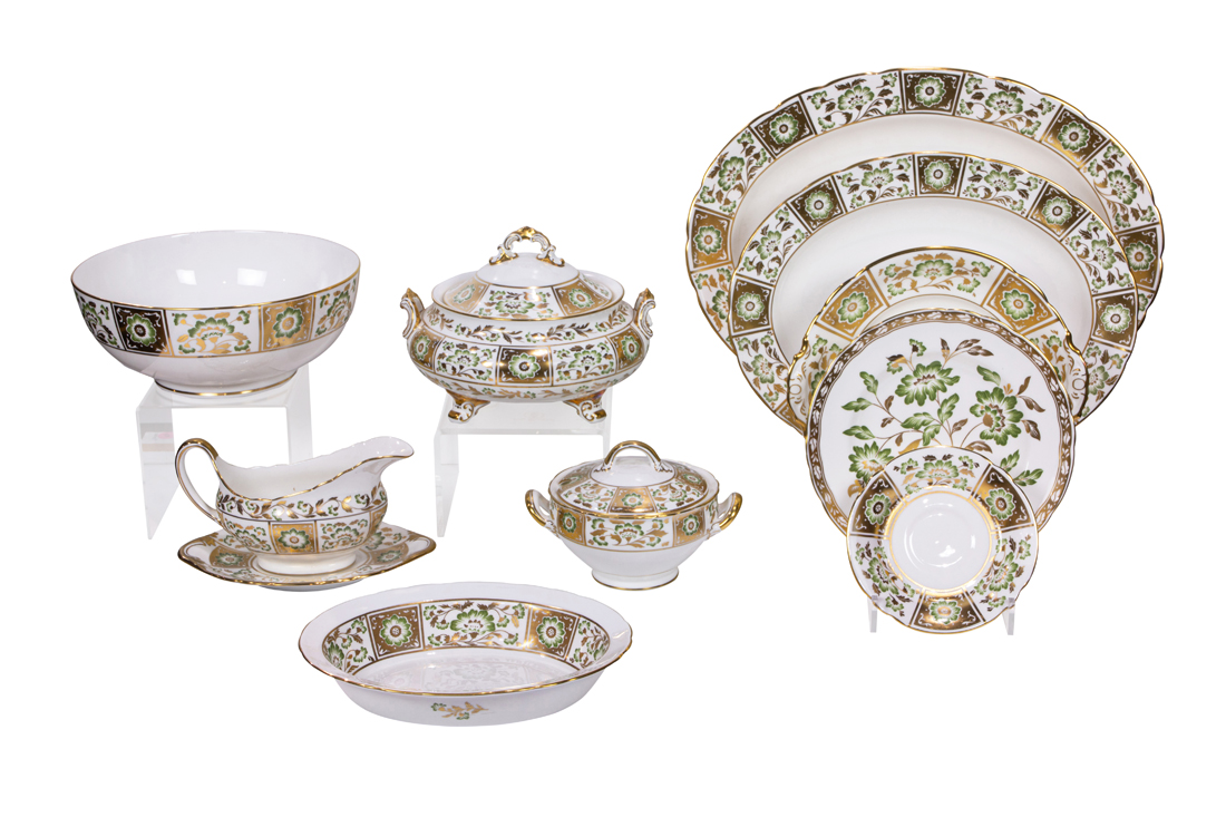 Appraisal: Lot of approximately A Spode porcelain partial dinner service in