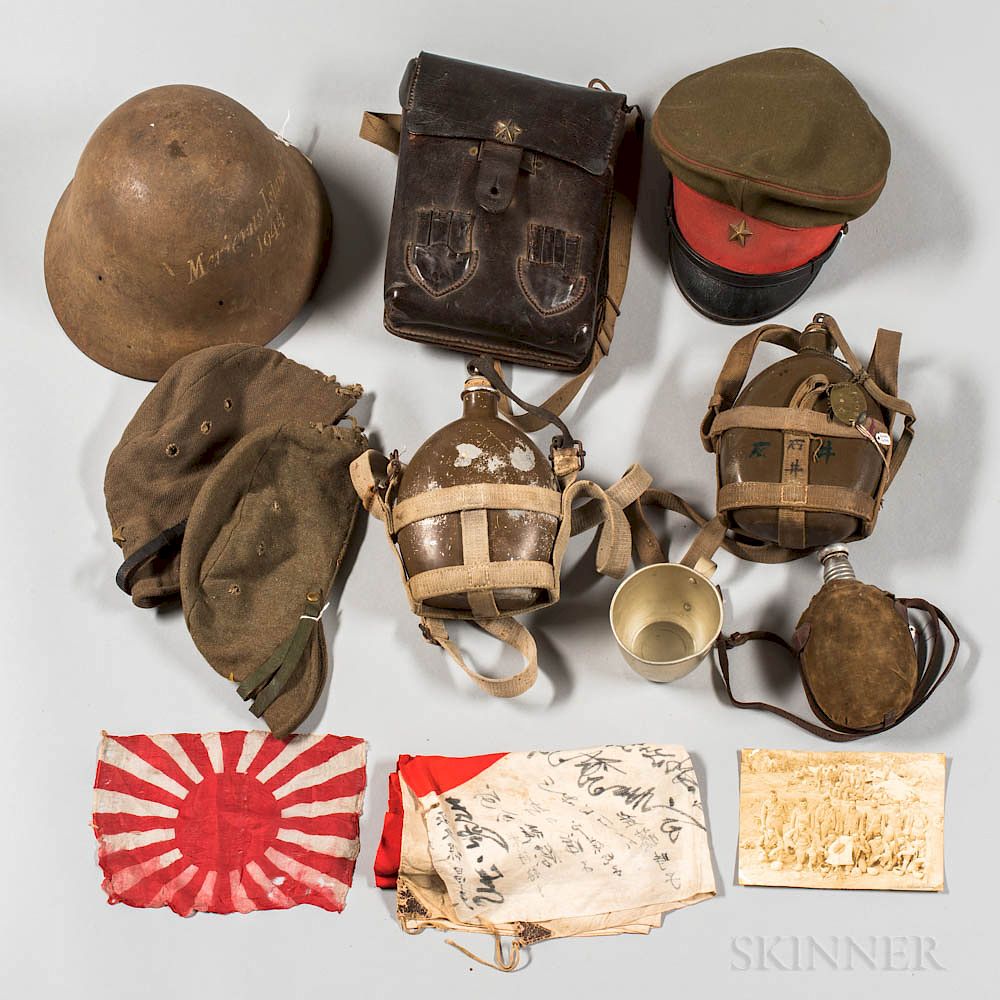 Appraisal: Group of WWII Japanese Items Group of WWII Japanese Items