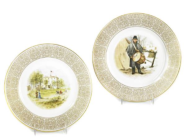 Appraisal: A set of ten Lenox Oxford bone china limited edition