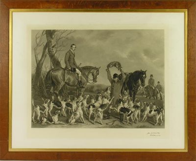 Appraisal: After Sir Francis Grant A Victorian engraving of the Cattistock