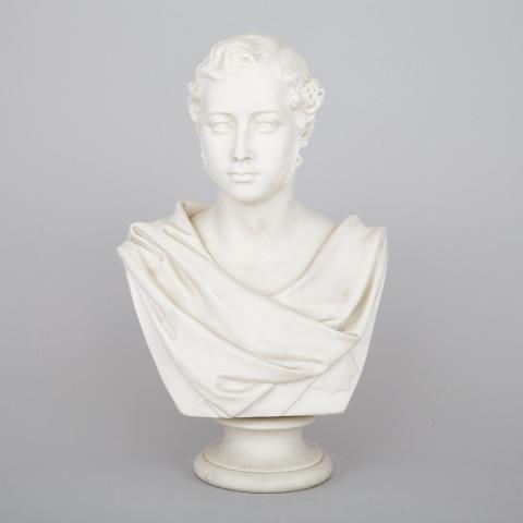 Appraisal: Copeland Parian Bust of Edward Prince of Wales after Wood