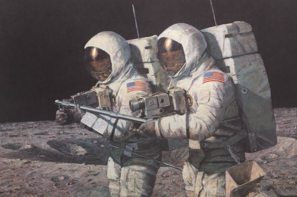 Appraisal: ALAN BEAN AMERICAN - x A limited edition multicolor lithograph