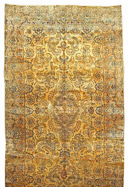 Appraisal: A Kerman carpet South Central Persia first quarter th century