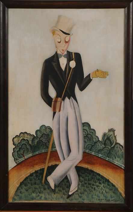 Appraisal: AFTER MIGUEL COVARRUBIAS THE DUKE OF WINDSOR Oil on canvas