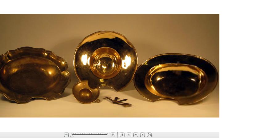 Appraisal: Three Dutch and French brass barber dishes th century