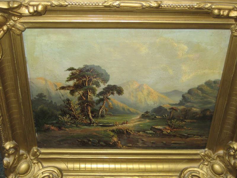 Appraisal: GERMAN SCHOOL EARLY TH CENTURY Pair of Bavarian landscapes oils