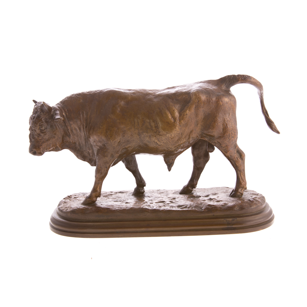 Appraisal: Rosa Bonheur Le Taureau bronze French - Modeled as walking