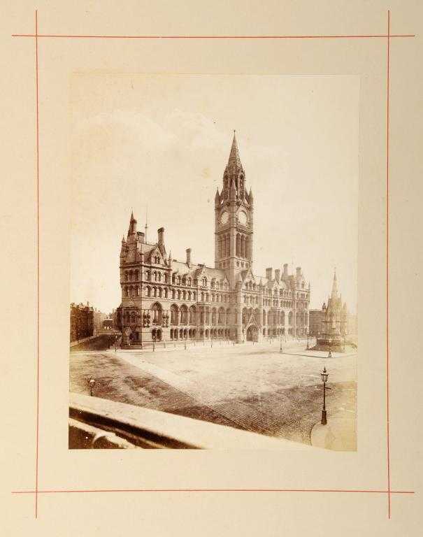 Appraisal: JOHN MCLEOD OF MANCHESTER PHOTOGRAPHER MANCHESTER TOWN HALL ALBUM OF