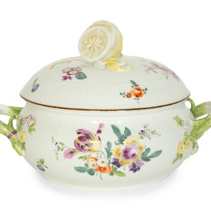 Appraisal: A Meissen Porcelain Tureen Height x width inches