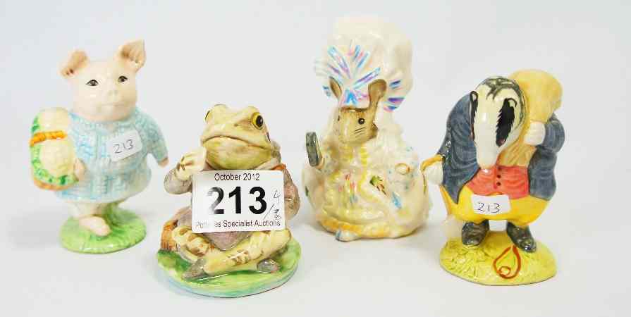 Appraisal: Royal Albert Beatrix Potter Figures Jeremy Fisher Little Pig Robinson