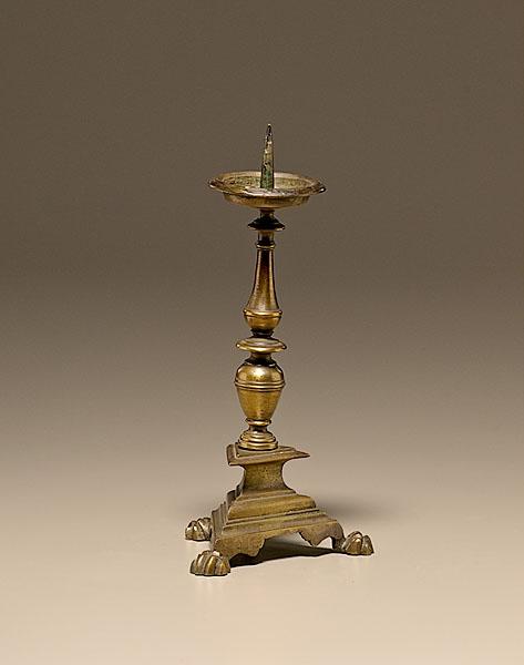 Appraisal: FLEMISH TH CENTURY PRICKET CANDLESTICK ca - A Flemish early