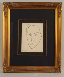 Appraisal: Henri Matisse Head This lot consists of an original lithograph